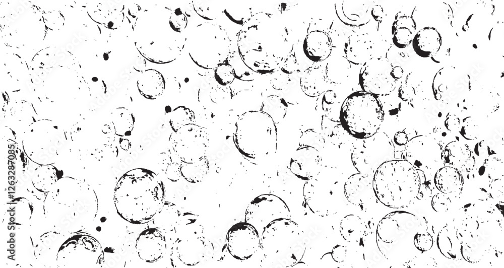 Poster monochrome texture composed of irregular graphic elements. distressed uneven grunge background. abst