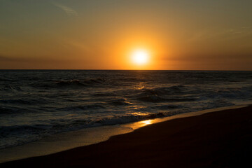 Obraz premium sunset on the beach