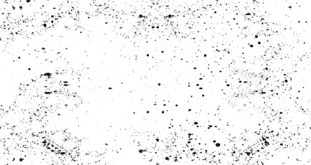 Obraz premium Snow, stars, twinkling lights, rain drops on black background. Abstract vector noise. Small particles of debris and dust. Distressed uneven grunge texture overlay.