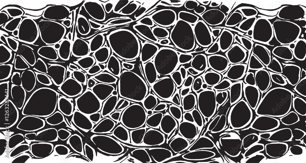 Poster monochrome texture composed of irregular graphic elements. distressed uneven grunge background. abst