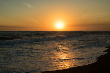 Fototapeta premium sunset on the beach