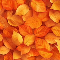 Obraz premium Golden Whispers of Autumn: A Symphony of Falling Leaves, autumn leaves background