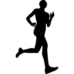 Athlete Runner Silhouette