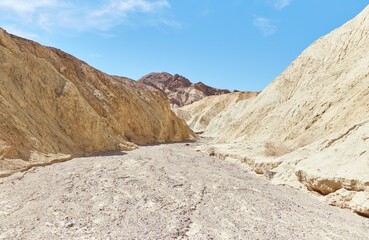 Death Valley National Park's Golden Canyon, home to the Red Cathedral