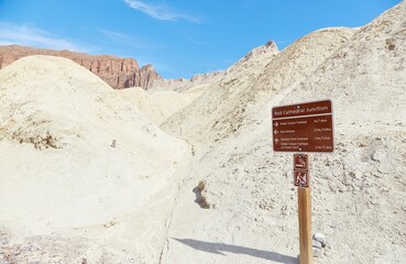 Death Valley National Park's Golden Canyon, home to the Red Cathedral