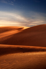 sunset desert