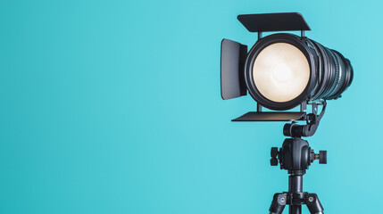 Studio light illuminating set with brilliance and precision