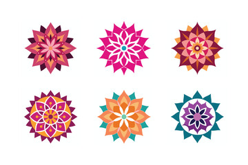 colorful mandala design bundle 