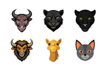 vector set of animal