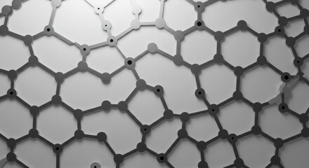 Fototapeta premium Abstract Network Structure Design - Conceptual symbolizing connection, technology, communication, network, and innovation. A visually striking abstract design