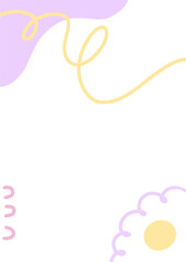 Colorful Frame Layout Graphic Design