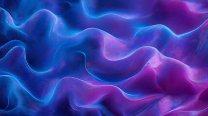 Fototapeta premium Electric Waves Undulate Across a High-Tech Abstract Grid in Vibrant Shades, Creating a Mesmerizing Visual Experience That Evokes a Sense of Dynamic Motion. Generative AI