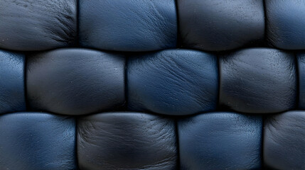 Naklejka premium Blue and black leather texture background