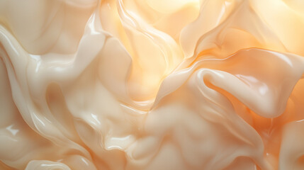 A soft golden glare reflecting off a polished background, creating a warm, ethereal aura.