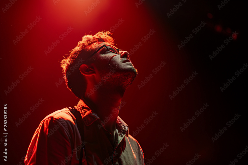 Poster ai generative image of engaged audience laughing and enjoying a live performance