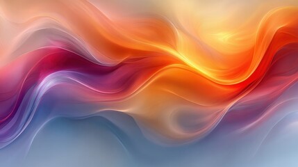 Abstract Colorful Waves: A Symphony of Hues and Movement