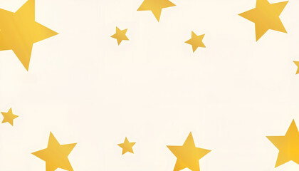Obraz premium Gold stars on a light background