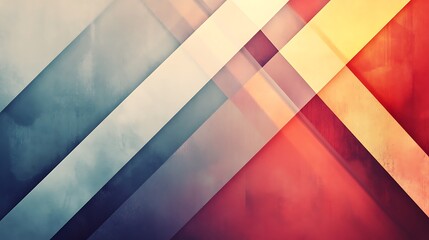 Obraz premium Abstract Diagonal Lines Warm And Cool Tones