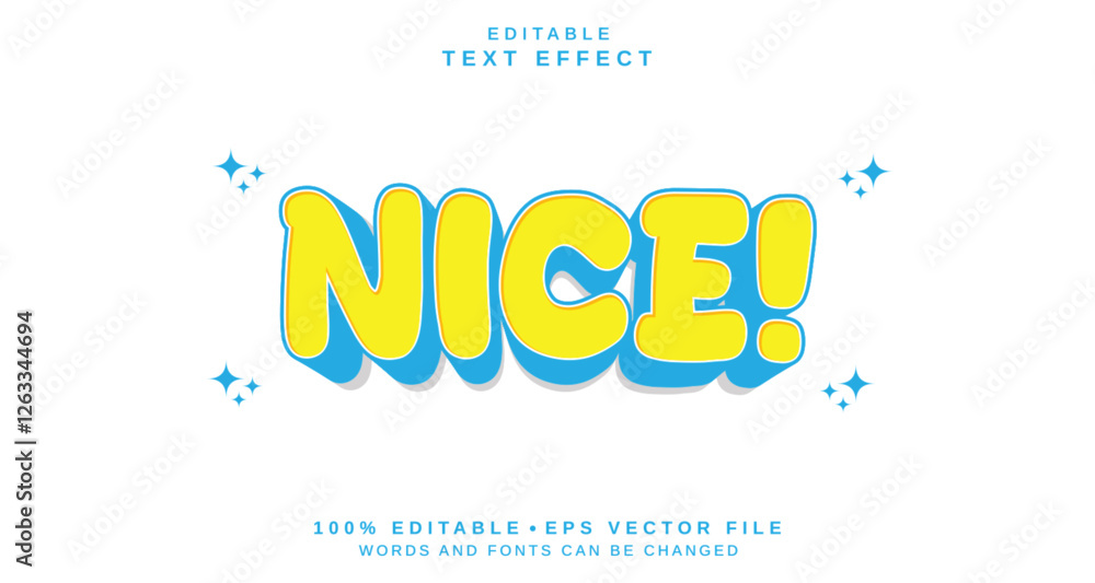 Poster editable text style effect - nice text style theme.