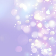 Soft Bokeh Lights on a Gentle Purple Backdrop, abstract bokeh background