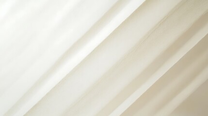 Obraz premium Creamy White Fabric Draped in Diagonal Lines
