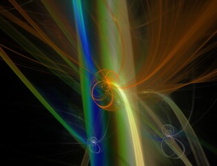 Imaginatory fractal abstract background Image