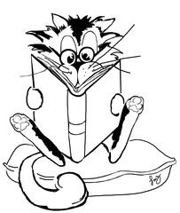 CHAT PITRE A LUNETTES