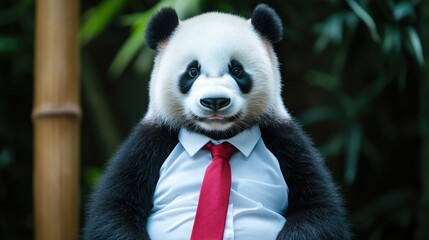 Obraz premium Business Panda