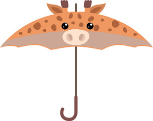 Giraffe-Shaped Umbrella