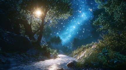 Fototapeta premium Motion Trail Background Image in 4K UHD Ultra HD