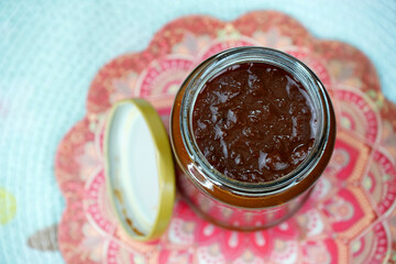 Imli ki Chutney, Tamarind sauce, Sauce in glass bottle                                                          