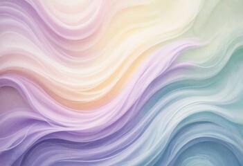 Obraz premium Vibrant Abstract Art: Colorful Waves of Paint