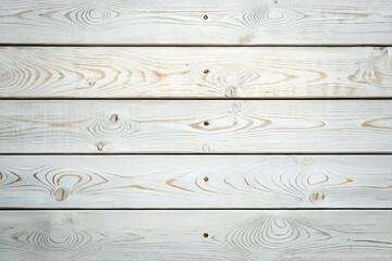 Naklejka premium Rustic White Wooden Plank Background With Texture And Grain Detailing. Wood