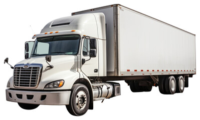 PNG Full cargo truck transportation vehicle van.