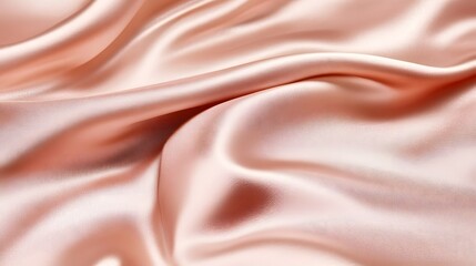 Luxurious Blush Satin Fabric Abstract Flowing Backdrop