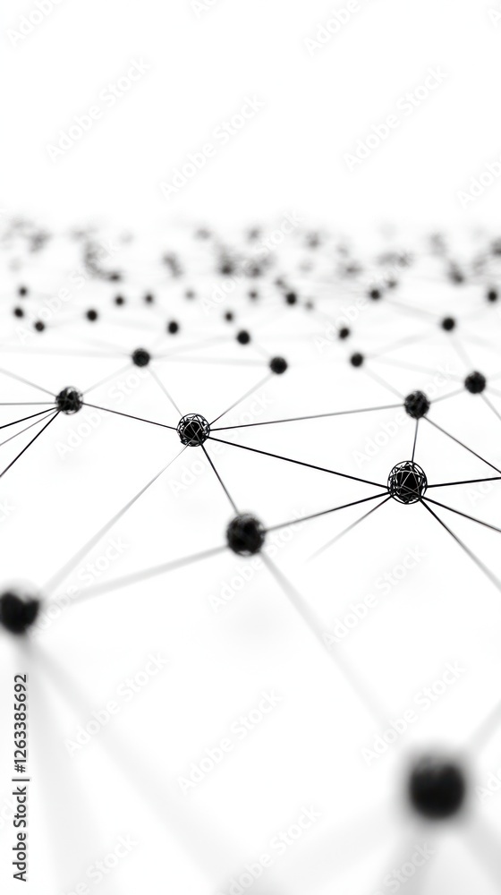Poster abstract network connection: a digital world visualization