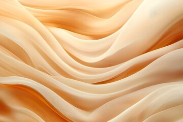 Obraz premium Silky Satin Fabric in Flowing Abstract Curves and Waves