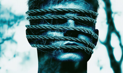 Exploring the Depths of State of Mind: A Visual Representation of Identity, Struggle, and Perception in a Captivating and Thought-Provoking Artwork