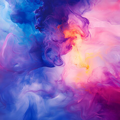 abstract colorful smoke