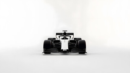 A sleek, modern race car with a bold front design, poised for speed. Its aerodynamic form showcases racing technology and engineering prowess. Pure performance.