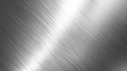 Srebrna metalowa tekstura, tło dla projektu, baner generative ai 