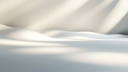 Obraz premium Soft White Background with Gentle Shadows