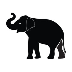 elephant silhouette vector