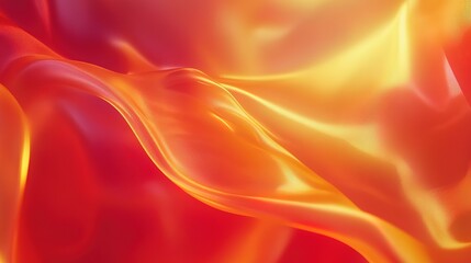 Abstract Red and Orange Swirling Fabric Texture