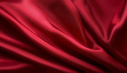 Obraz premium deep red velvet fabric