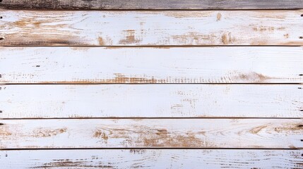 Naklejka premium Weathered white wood planks arranged artistically.