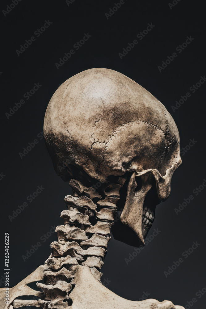Poster exploring the intricacies of the human skeleton: a comprehensive look into anatomy and structural bi