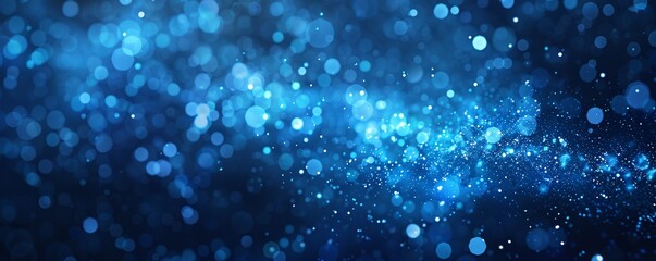 Obraz premium A blue background with many small blue dots