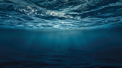 Obraz premium The water is blue and the sun is shining on it