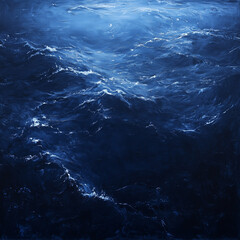 Abyssal Tranquility, stormy sea waves